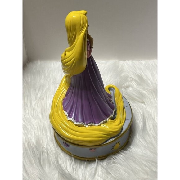 Peachtree Playthings Disney Tangled Rapunzel Coin Piggy Bank 9 1/2" PVC Purple - Picture 8 of 13